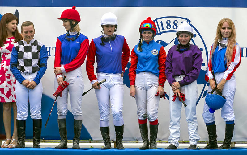 Group of Female Jockeys