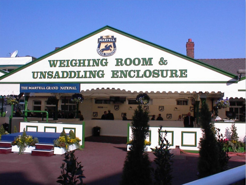 Weighing Room at Grand National