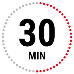 30-minute halves