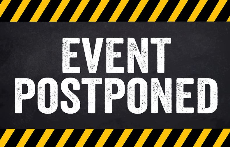 Event postponed notice
