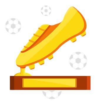 Golden boot football graphic