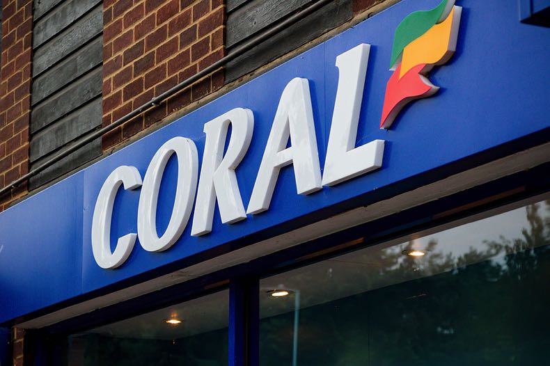 The high street bookmaker, Coral