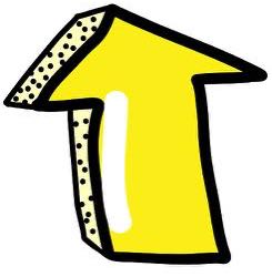 Arrow pointing upwards