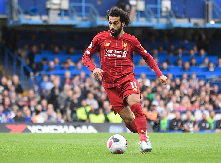 Mohamed Salah Running with Ball