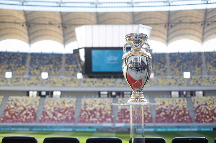 European Championship Cup on Stand