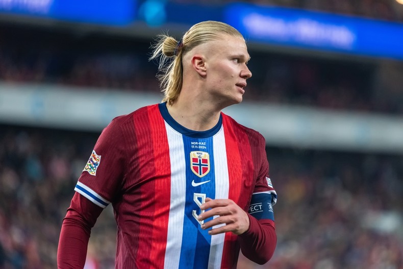 Erling Haaland Playing for Norway